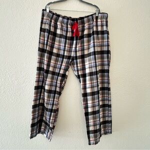 Vera Bradley Plaid Drawstring Flannel Pajama Pants Pull-On Women’s Plus Size 3XL